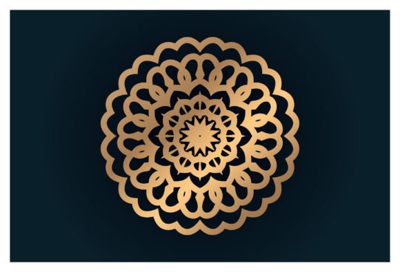Download Luxury Gold Floral Mandala Arabesque - Arabesque Collection