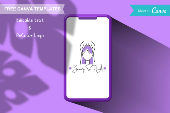 Download Canva Logo Templates - Head Relaxing - Relax Collection