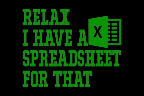 Download Relax I Have a Spreadsheet for That - Relax Collection