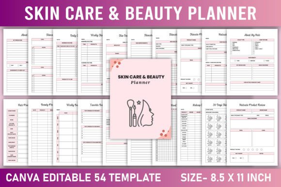 Download Editable Skin Care &amp; Beauty Planner - Car Collection