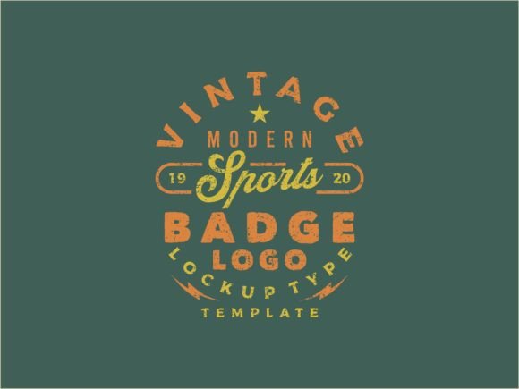 Download Vintage Sports Badge Logo Template Retro - Sport Collection