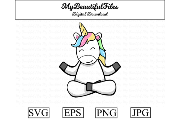 Download Yoga Unicorn Meditation Cartoon - Car Collection