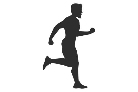 Download Sportsman Running Black Logo. Marathon a - Sport Collection