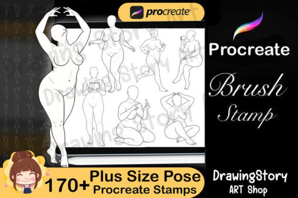 Download 170+ Procreate Body Pose Brushes - Body Collection